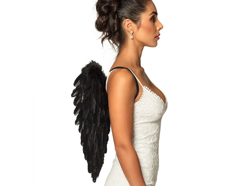 Aripi de înger negre - 50 x 50 cm - 1 buc.