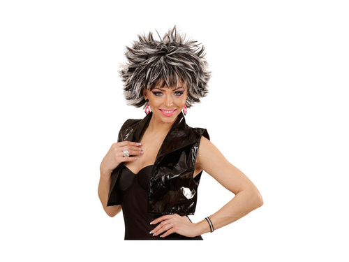 Brățară din piele neagră cu crampoane