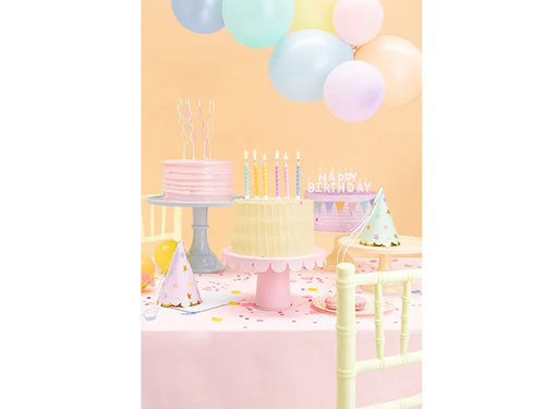 Lumânări aniversare colorate - 8,5 cm - 6 buc.