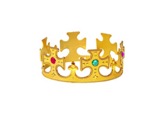 Coroana de aur a regelui cu bijuterii