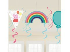 Decorațiuni suspendate Peppa Pig - 7 buc.