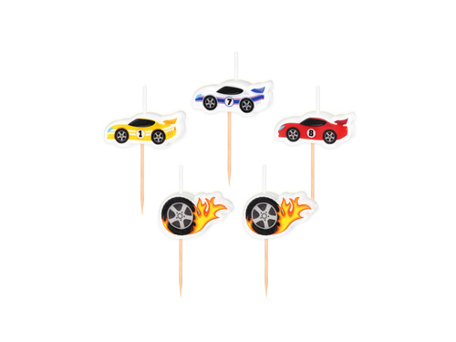 Lumânări Racing Picks - 6 cm - 5 buc.