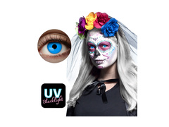 Lentile de contact UV Flash albastru - 1 lună