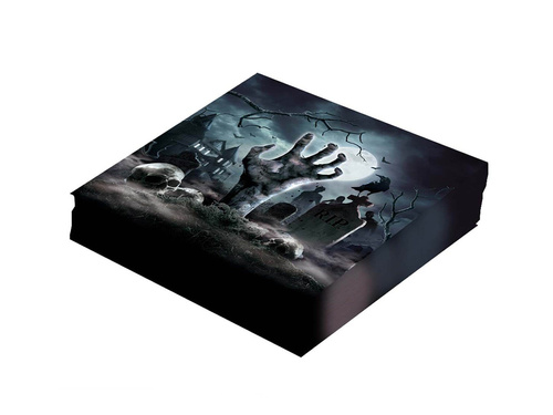 Șervețele Zombie Halloween - 33 cm - 12 buc.