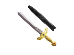 Sabie regală cu pietre și teacă - 45 cm