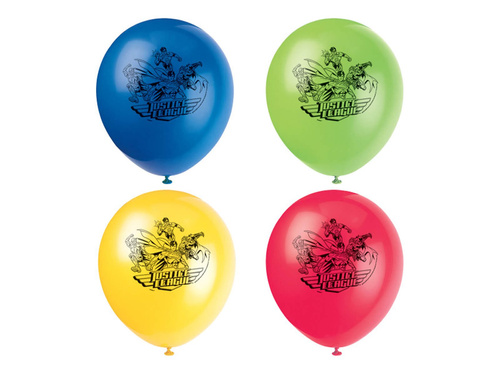 Baloane latex Justice League - 30 cm - 8 buc.