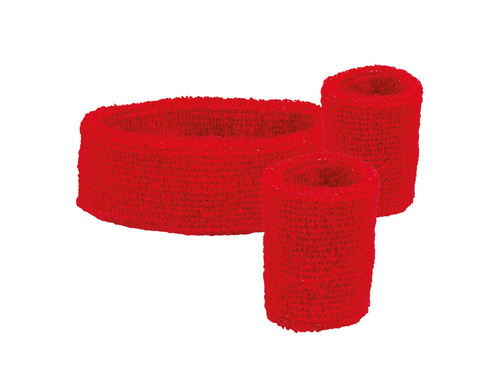 80s Disco brățări roşu - 3 buc.