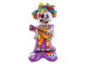 Schelet mexican în picioare balon de folie - 155 cm - 1 buc.