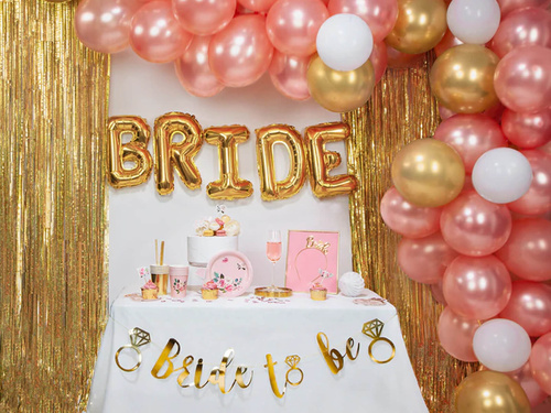 Perdea metalică aurie - 200 cm x 100 cm