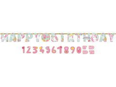 Happy Birthday Magic Unicorn banner - 320 cm - 1 buc.