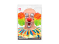 Peruca exclusivă cu coafură de clovn cu păr creț multicolor