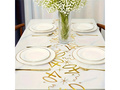 Suport de masă imprimat pentru decorarea celei de-a 40-a aniversări - 28 cm x 5 m - 1 buc.