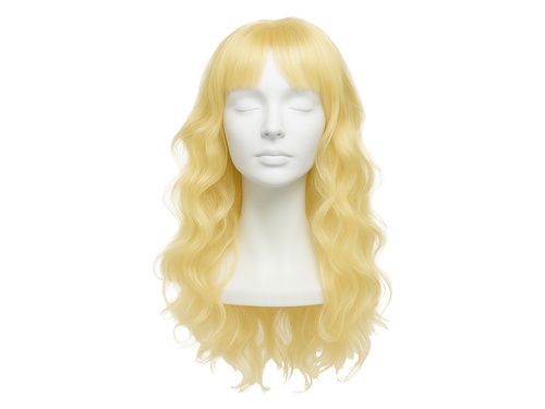 Peruca blonda lunga - 1 buc.