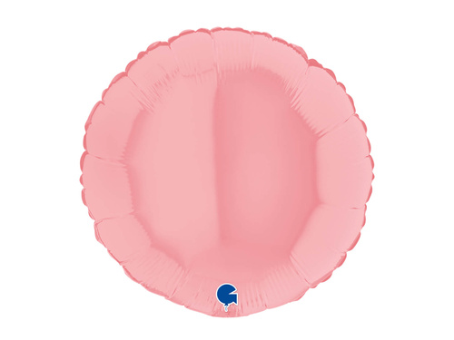 Balon rotund din folie roz - 46 cm - 1 buc.