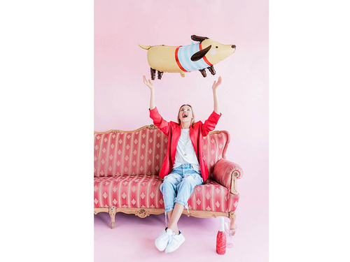 Balon din folie Teckel - 90 x 40 cm - 1 buc.