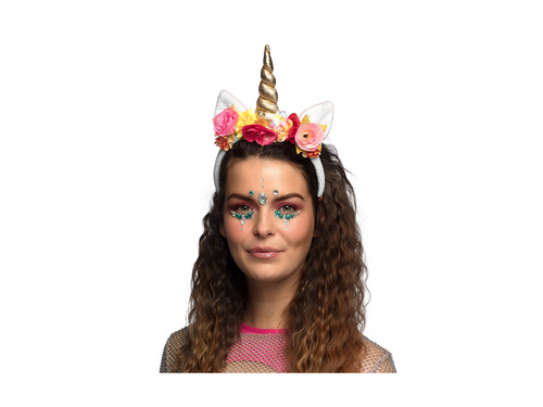 Bentiță unicorn roz