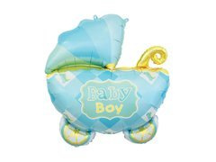 Balon cu folie trolley Baby Boy - 60 cm - 1 buc.