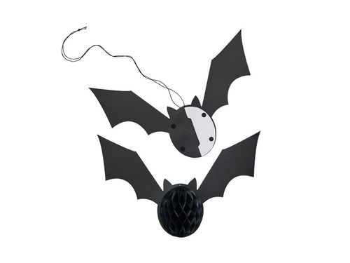 Halloween Paper Bat Hanging Decorație - ??? cm - 1 buc.
