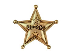 Insignă Sheriff's Star - 1 buc.