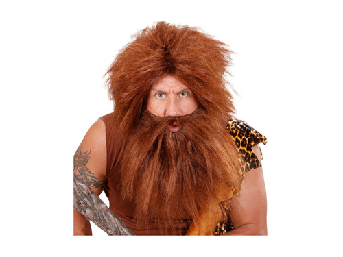 Peruca pirat maro cu barbă