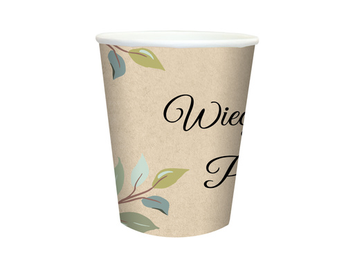 Cupe Kraft pentru petrecerea burlăcițelor cu frunze verzi - 250 ml - 6 buc.