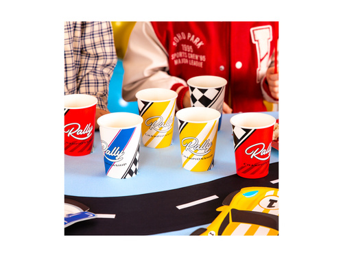 Pahare de hârtie Racing - 270 ml - 6 buc.