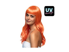 Peruca portocalie elegantă