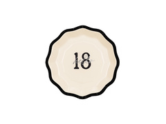 Farfurii aniversare "Hello 18" - 18 cm - 6 buc.