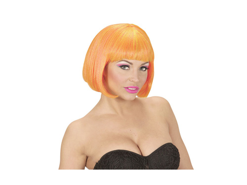 Valentina peruca neon portocaliu și galben - mix
