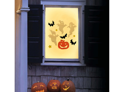 Stickere gel pentru ferestre Halloween - 1 set