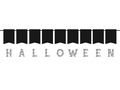 Banner argintiu de Halloween - 1 buc.