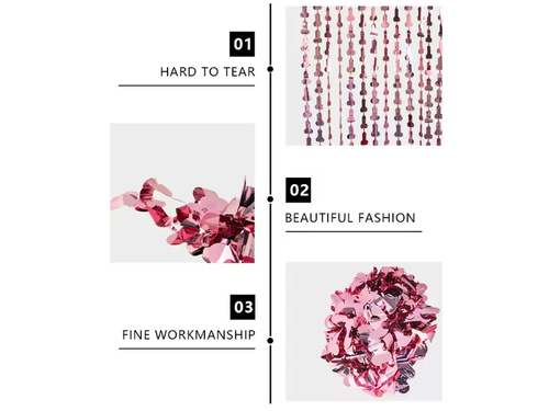 Peniski perdea de aur - 100x200 cm - 1 buc.