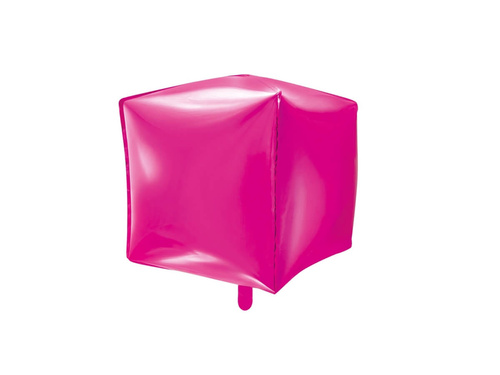 Balon cub din folie roz închis - 35 cm - 1 buc.