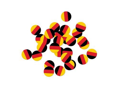 Confetti steag german - 36 buc.