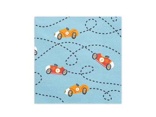 Set aniversar cu motive Racing Cars - 36 buc.