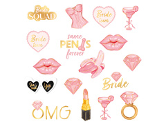 Tatuaje lavabile Ladies' Evening - 19 buc.