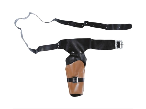 Curea cowboy cu revolver - 1 buc.