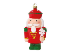 Pom de Crăciun Soldier cu acadea - 13 cm - 1 buc.