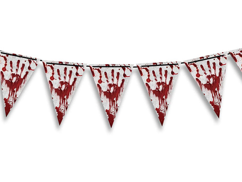Banner cu steagul pătat de sânge - 3 m - 1 buc.