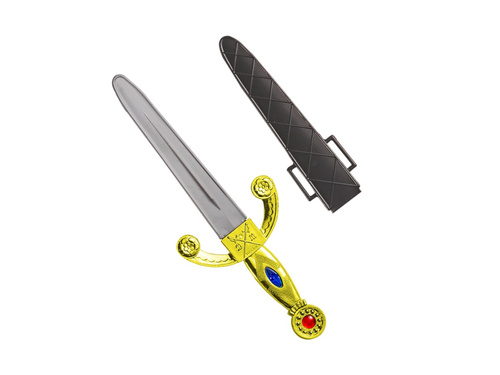 Pumnal cu pietre și teacă - 24 cm