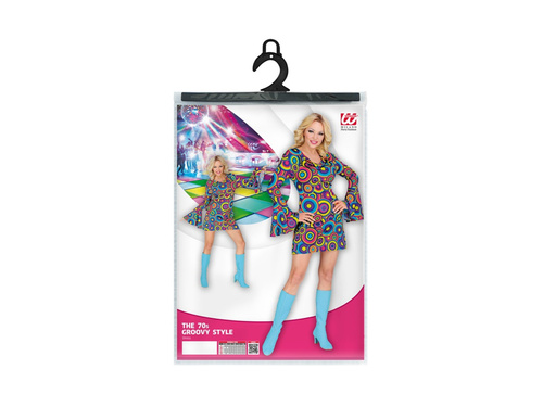 Costum cool din anii '70 - tema bulelor albastre