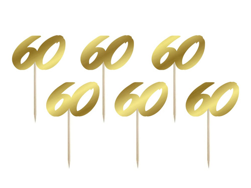 Picuri pentru tort 60 - 6 buc.