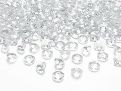 Confetti diamant - transparent - 12 mm - 100 buc.