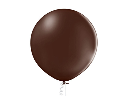 Balon din latex pastel maro cacao - uriaș 90 cm - 1 buc.