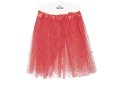 Fustă tutu brocart roșu - 1 buc.