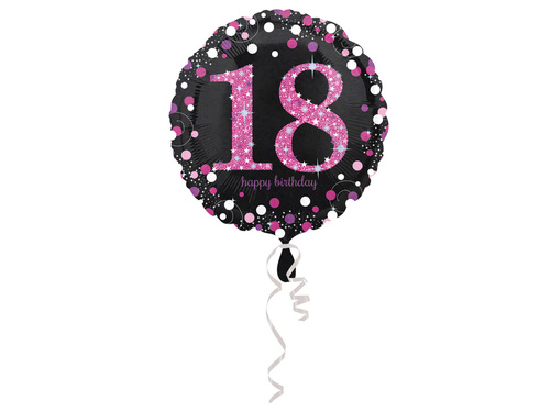 Balon din folie - a 18-a aniversare - 43 cm - 1 buc.
