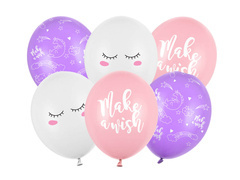 Balon pastel unicorn - 30 cm - 6 buc.