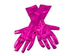 Mănuși de carnaval roz - 40 cm.