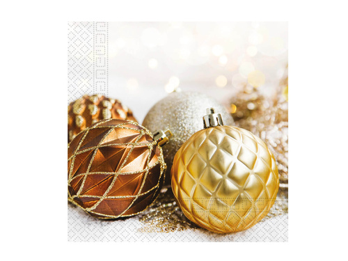 Șervețele de Crăciun Bombki - 33 cm - 20 buc.