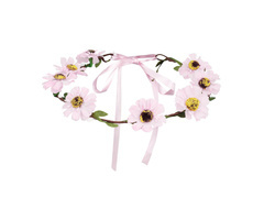 Ghirlandă cu flori roz - 1 buc.